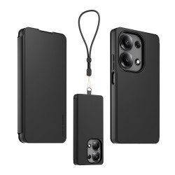 Made for Xiaomi Book Puzdro s Pútkom pre Xiaomi Redmi Note 13 Pro 4G Black