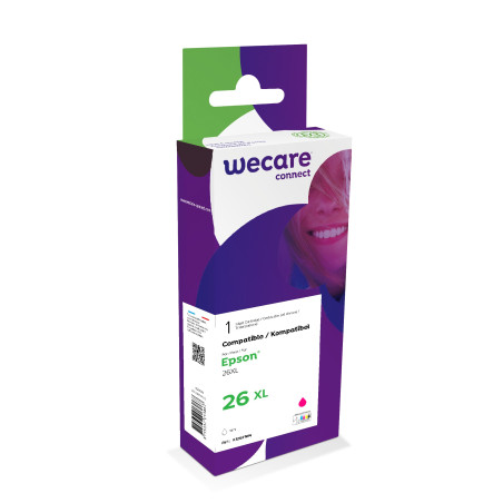 WECARE ARMOR ink kompatibilný s EPSON C13T26334010, červená/magenta